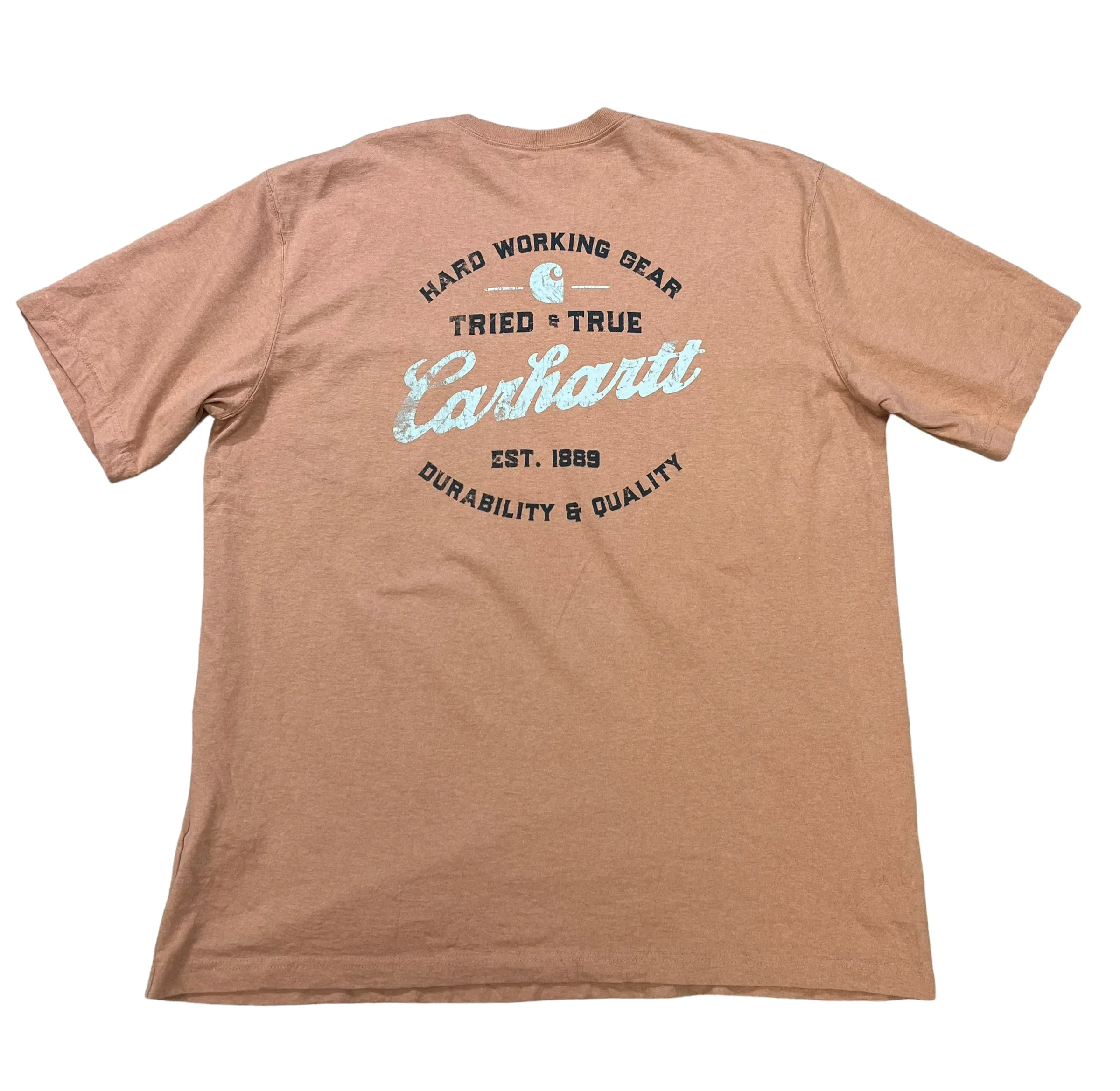 Carhartt "Hard Working Gear" Orange Pocket T-Shirt