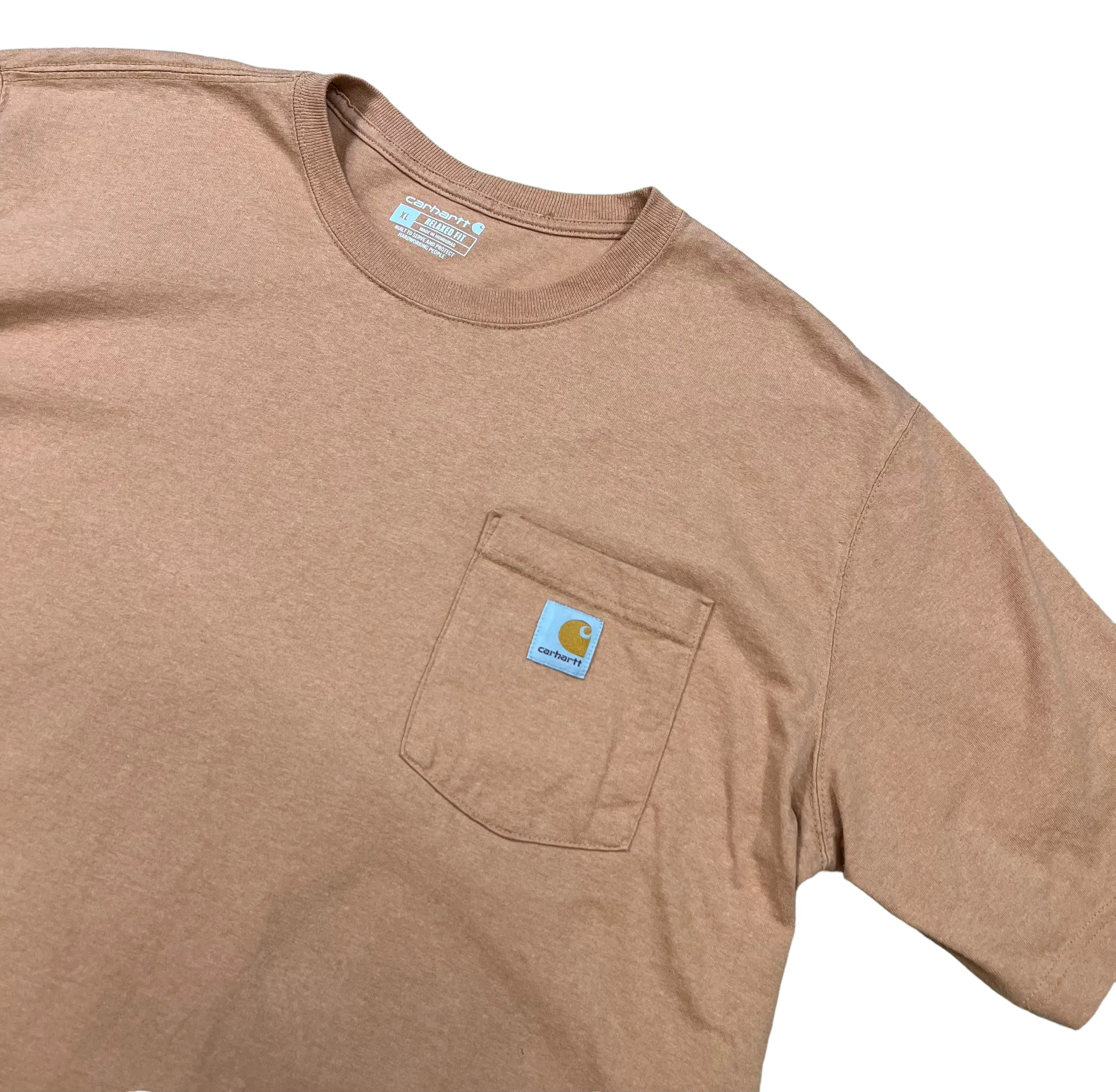 Carhartt "Hard Working Gear" Orange Pocket T-Shirt