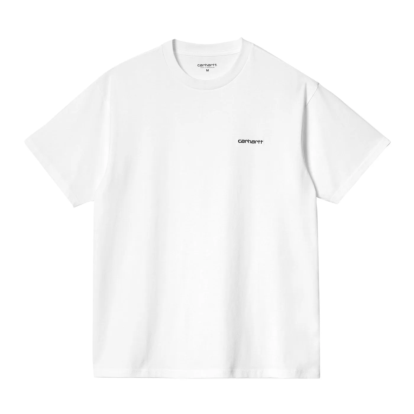 Carhartt WIP Script Embroidery T Shirt - White / Black