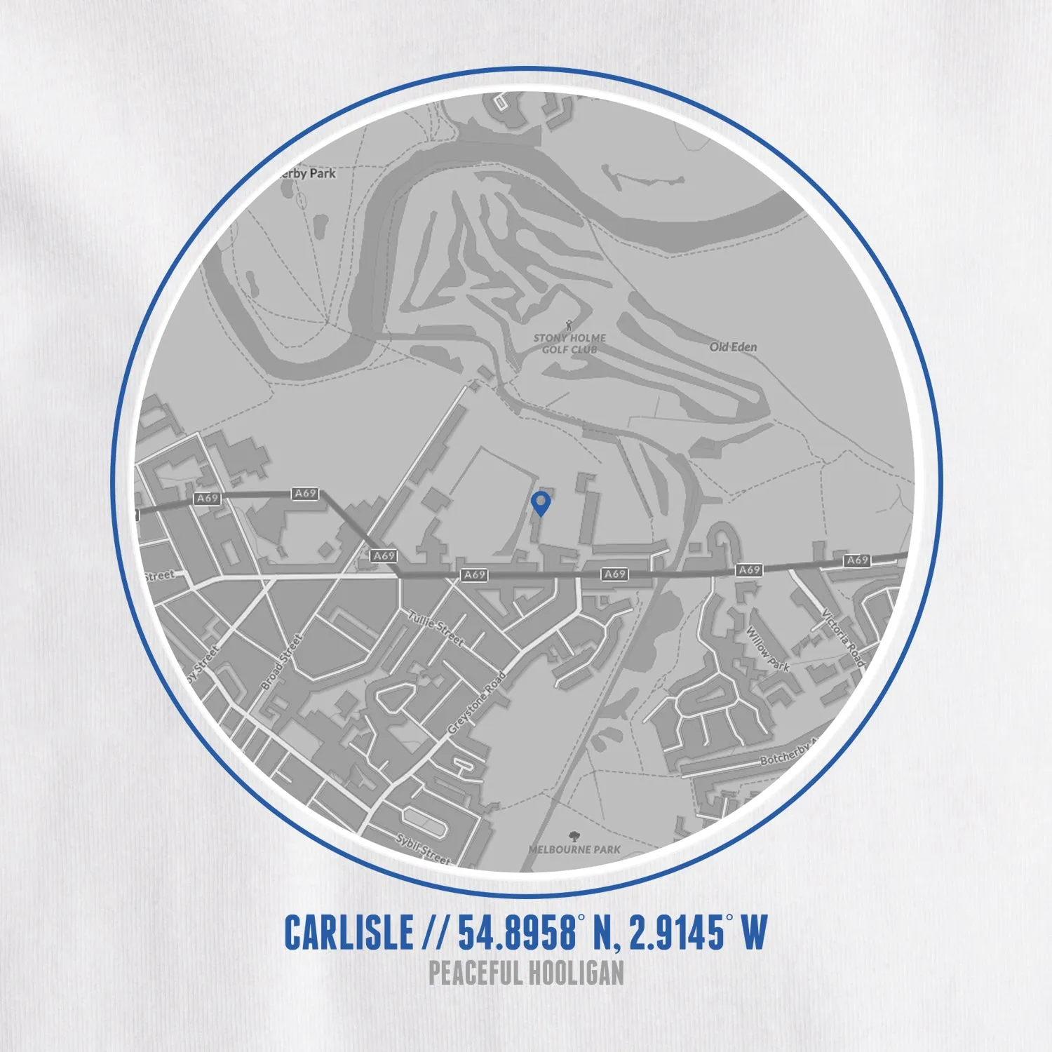 Carlisle United Location T-Shirt White