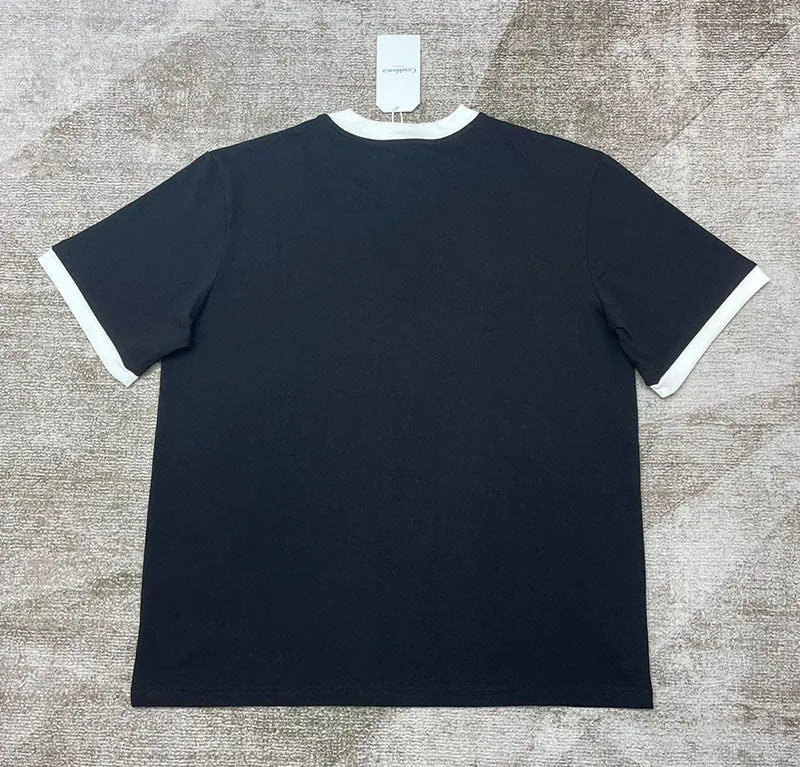 CASABLANCA Gradient Stripe Ringer T-Shirt Black