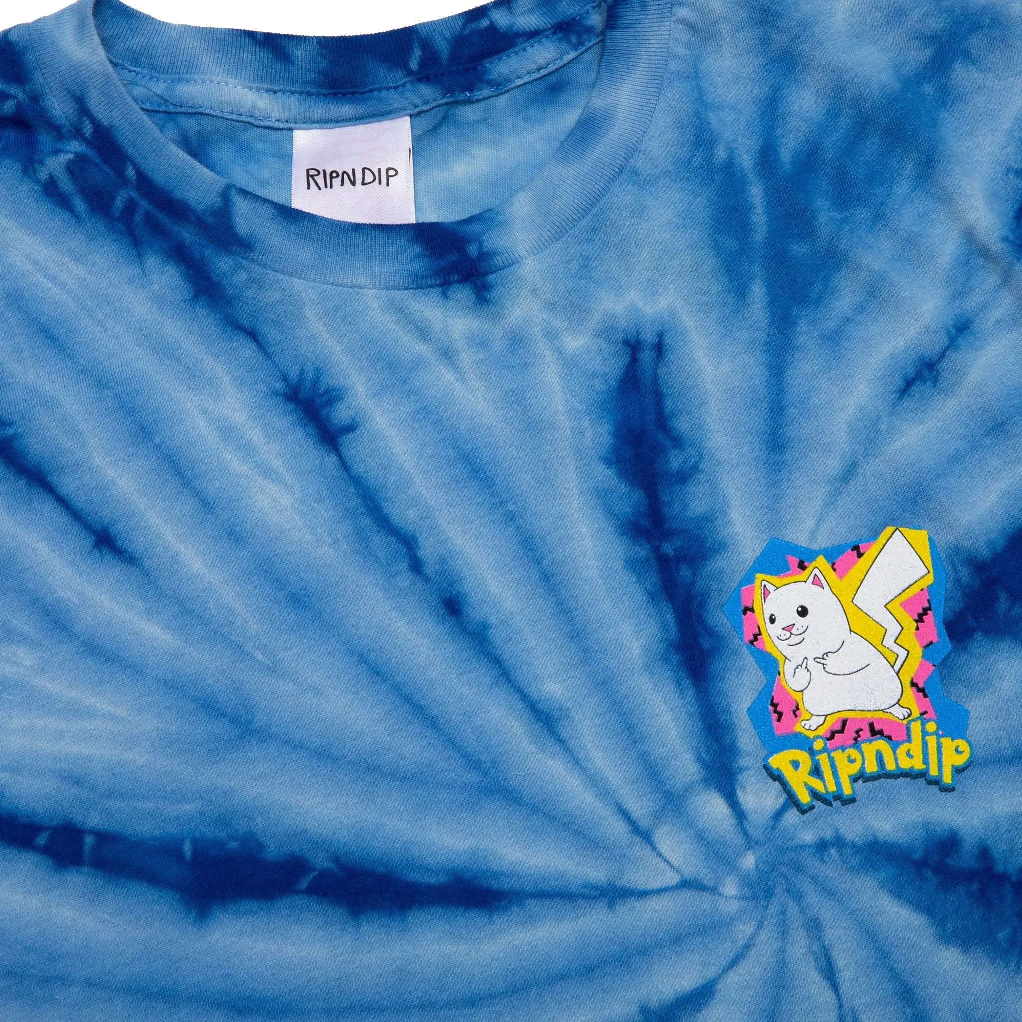 Catch Em All Tee (Blue Spiral Dye)