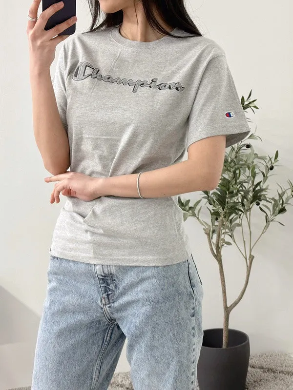 Champion Classic Graphic T-shirt Bolted C Logo Oxford Gray GT23H 5867CA 806