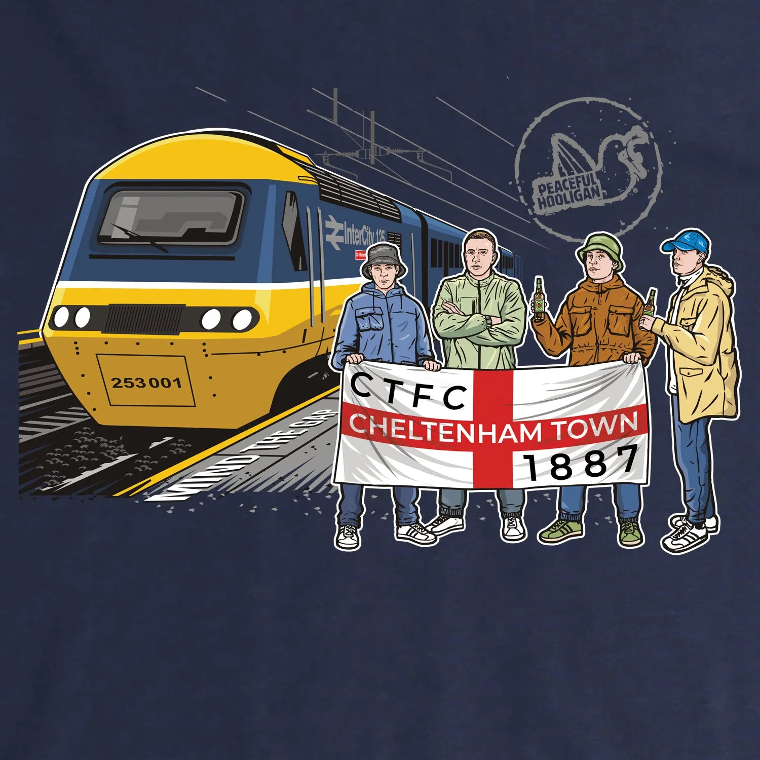 Cheltenham Town Excursions T-Shirt Navy