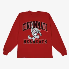 Cincinnati Bearcats Big Logo L/S Tee