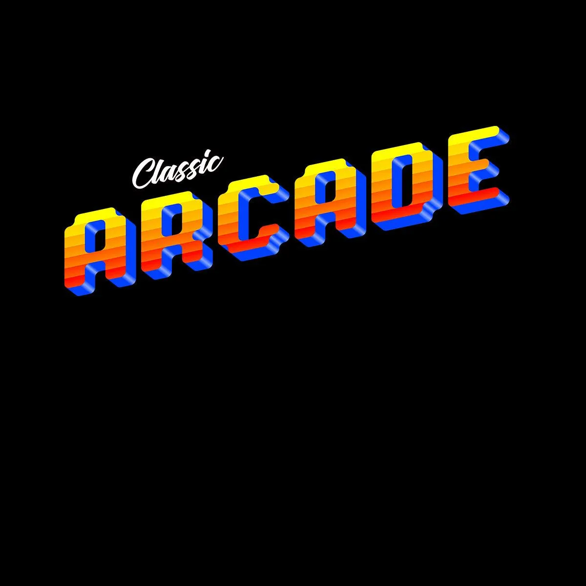 Classic Arcade Vintage Sign Retro 80's Style Crew Neck t shirt