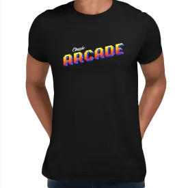 Classic Arcade Vintage Sign Retro 80's Style Crew Neck t shirt