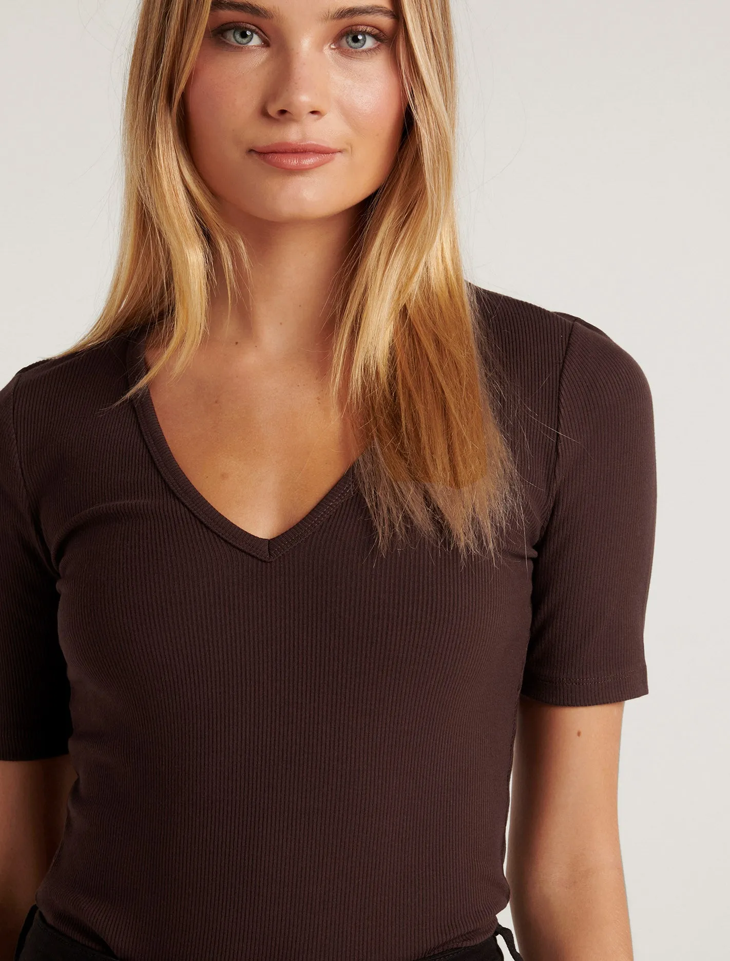 Clio V Neck Half Sleeve T-Shirt