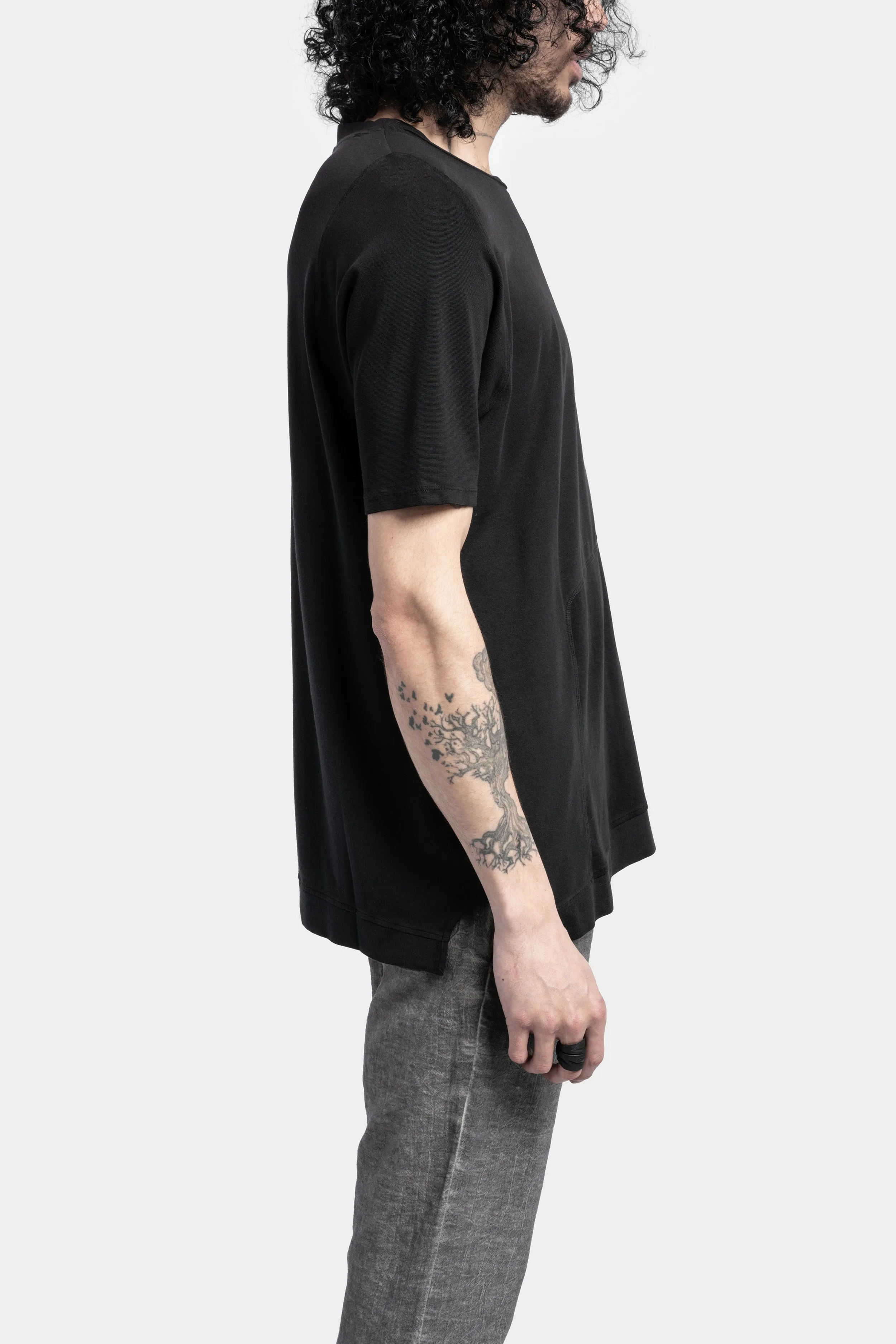 Collar T-Shirt, Black