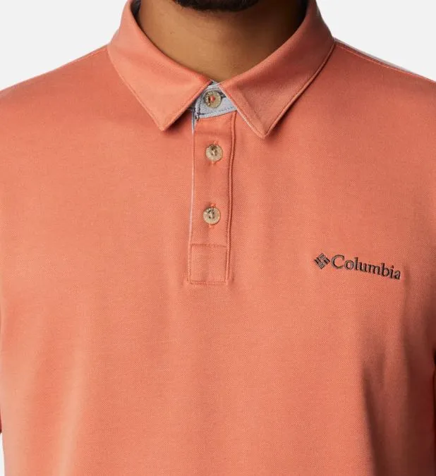 Columbia Nelson Point Orange Polo Shirt Orange