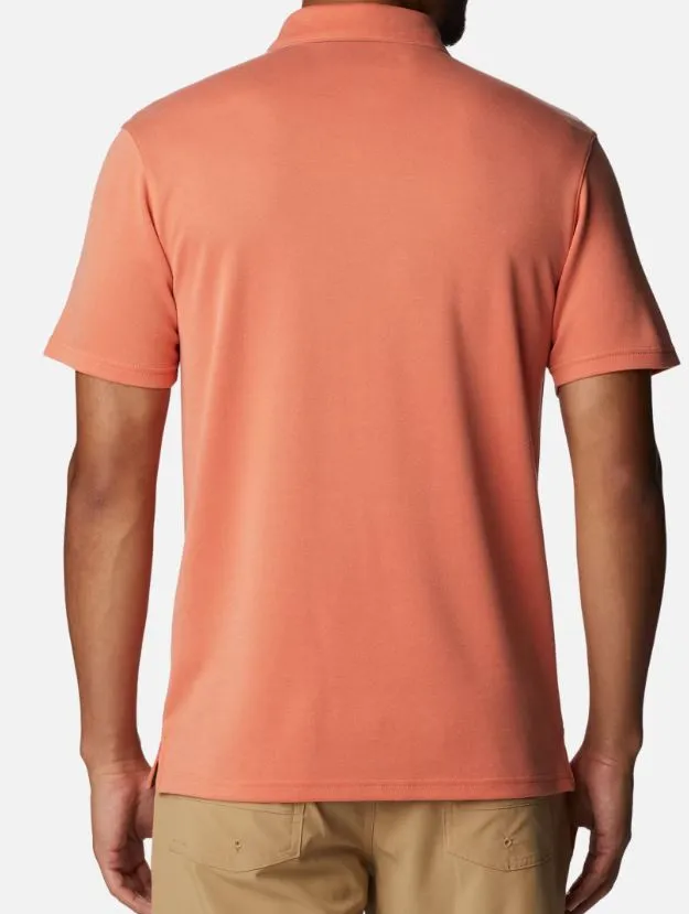 Columbia Nelson Point Orange Polo Shirt Orange