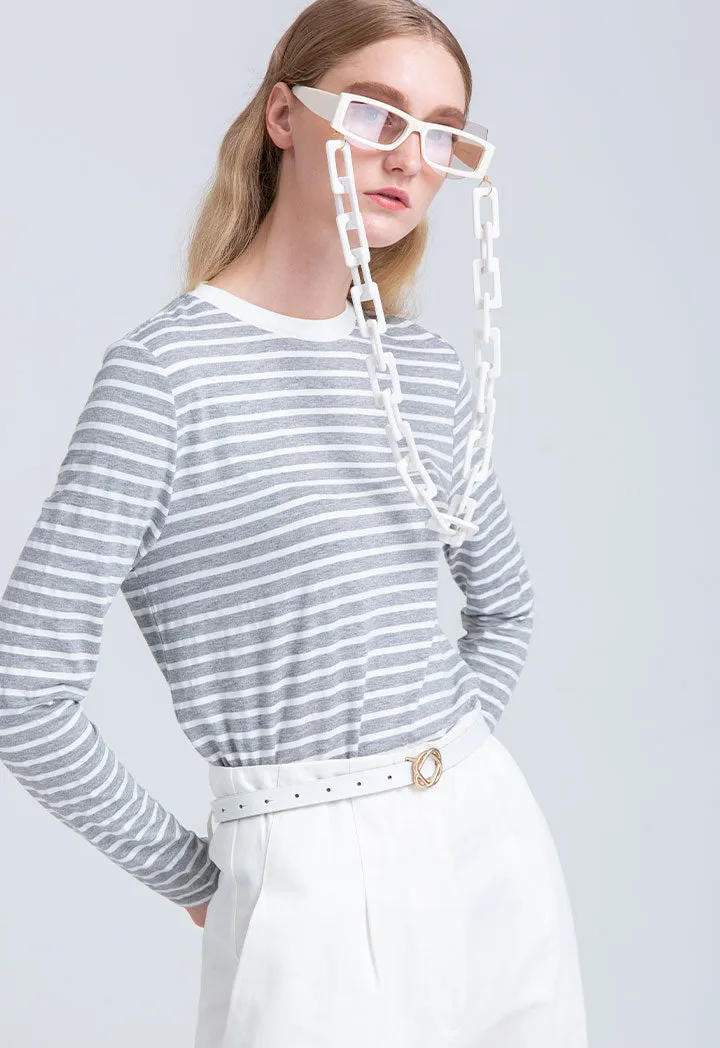 Contrast Striped T-Shirt