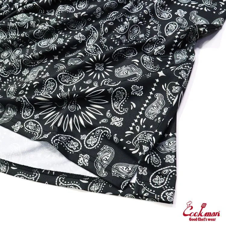 Cookman Polo Shirts - Paisley : Black