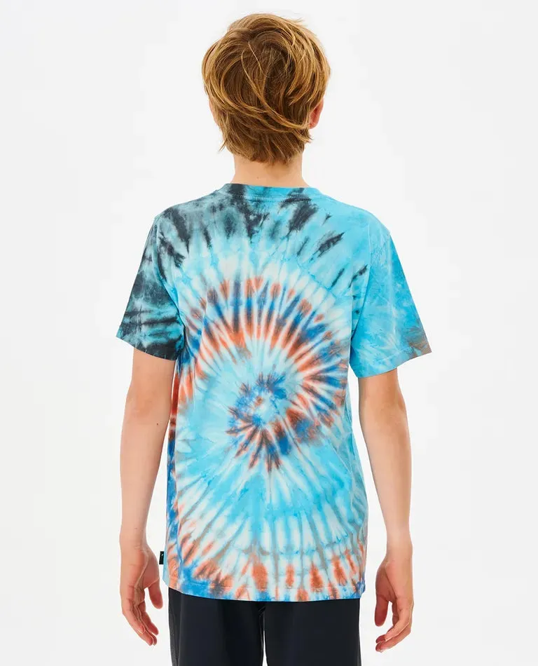 Cosmic Tides Tie Dye Tee - Boys