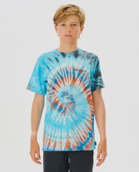 Cosmic Tides Tie Dye Tee - Boys