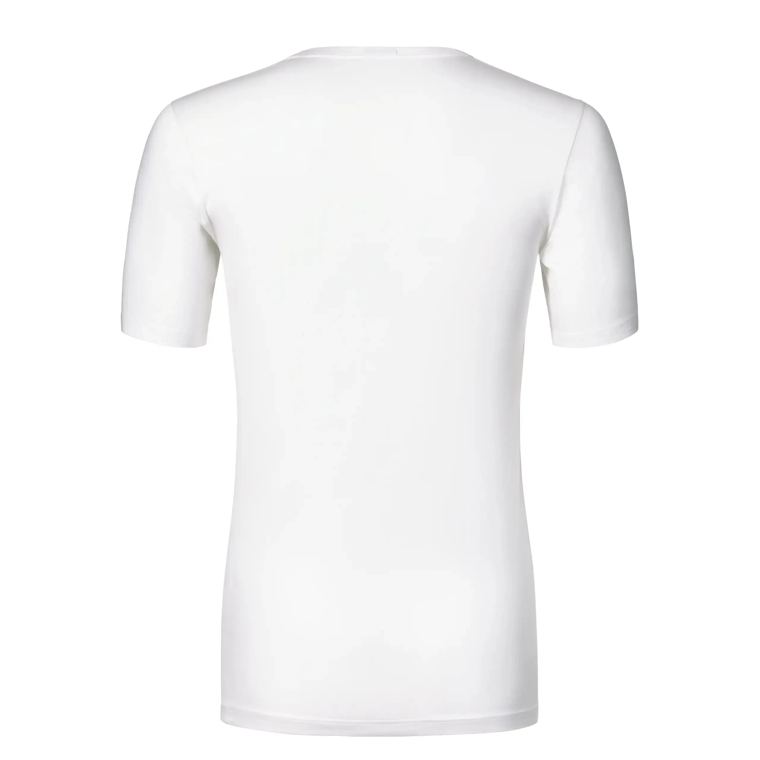 Cotton V-Neck T-Shirt in White