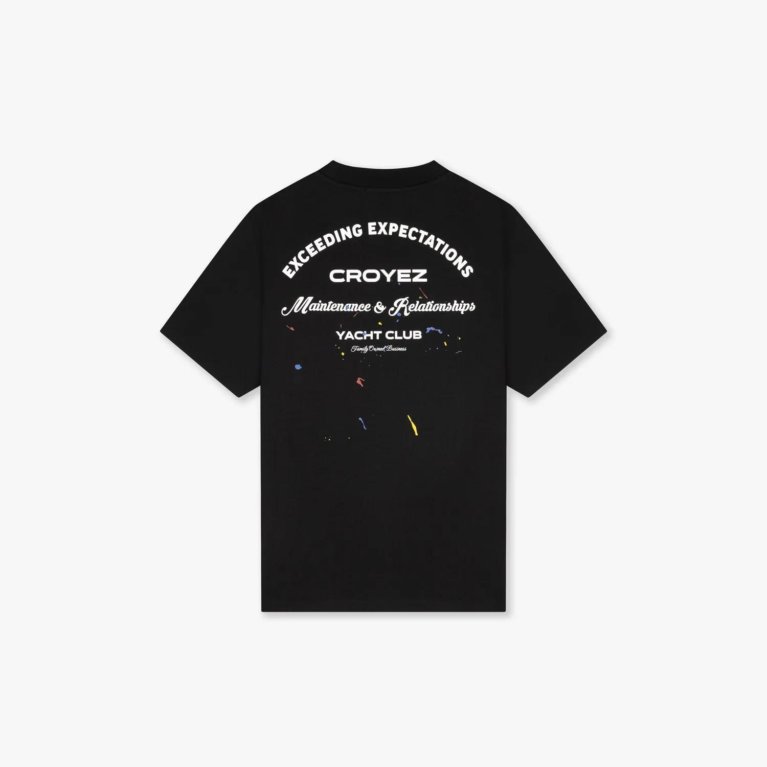 CROYEZ MAINTENANCE T-SHIRT - BLACK/WHITE