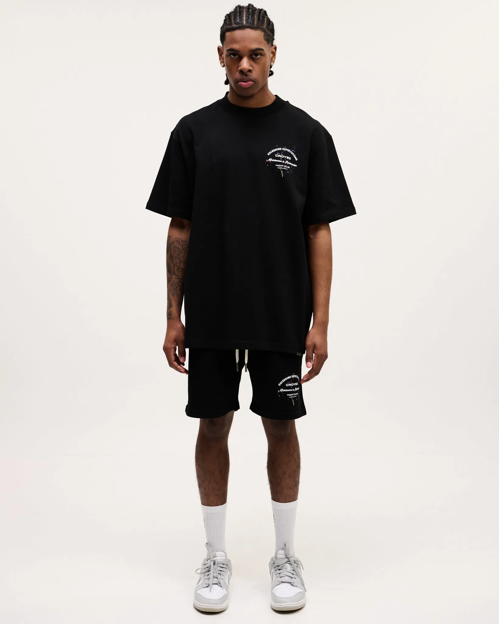 CROYEZ MAINTENANCE T-SHIRT - BLACK/WHITE