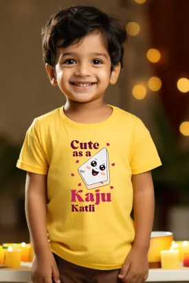 Cute As A Kaju Katli Kids T Shirt