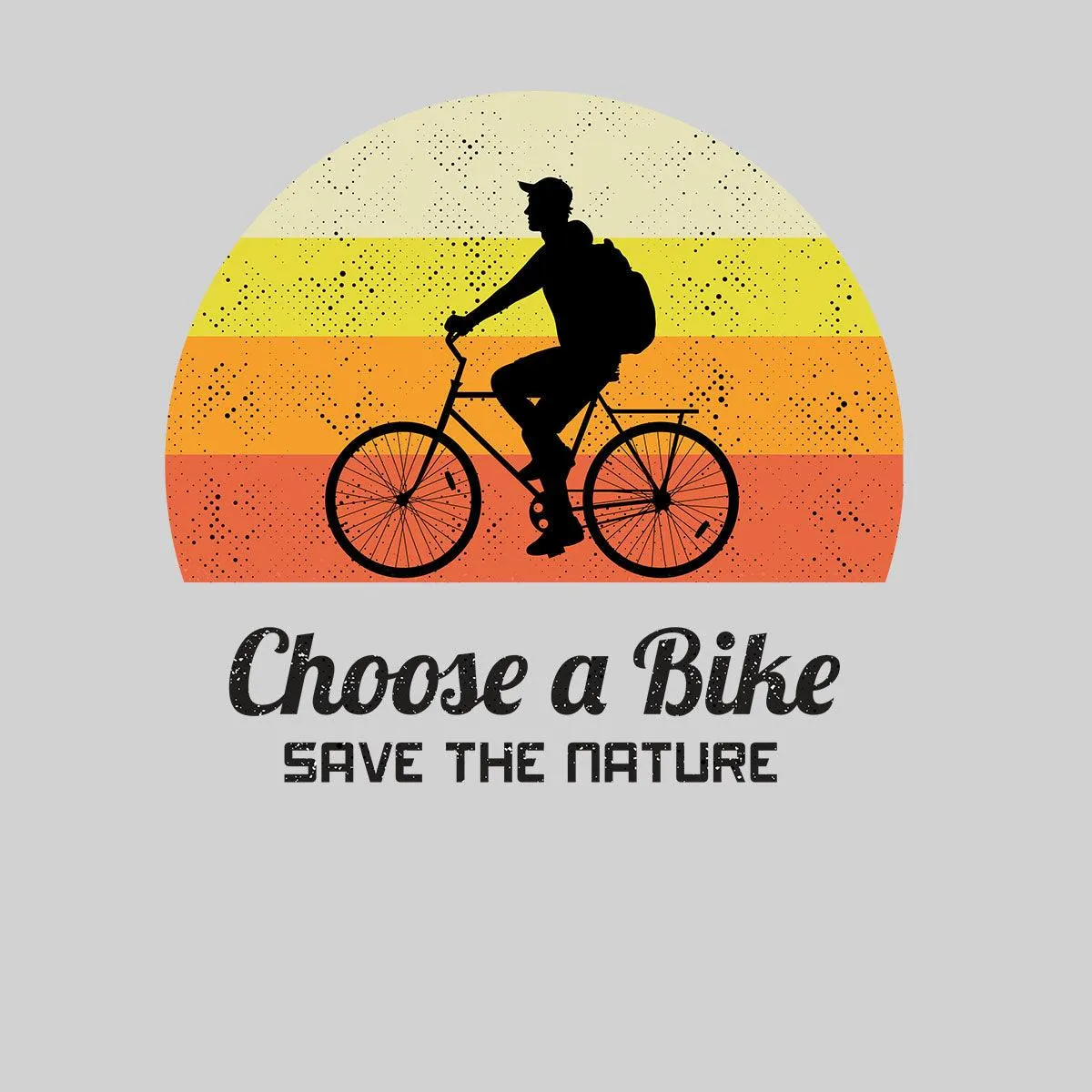 Cycling T-Shirt Choose a Bike-Save the nature Bicycle Racer Road T-shirt for Kids