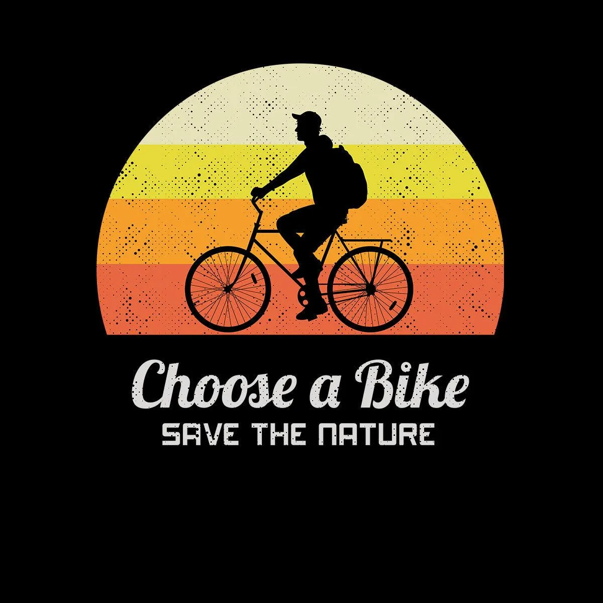 Cycling T-Shirt Choose a Bike-Save the nature Bicycle Racer Road T-shirt for Kids