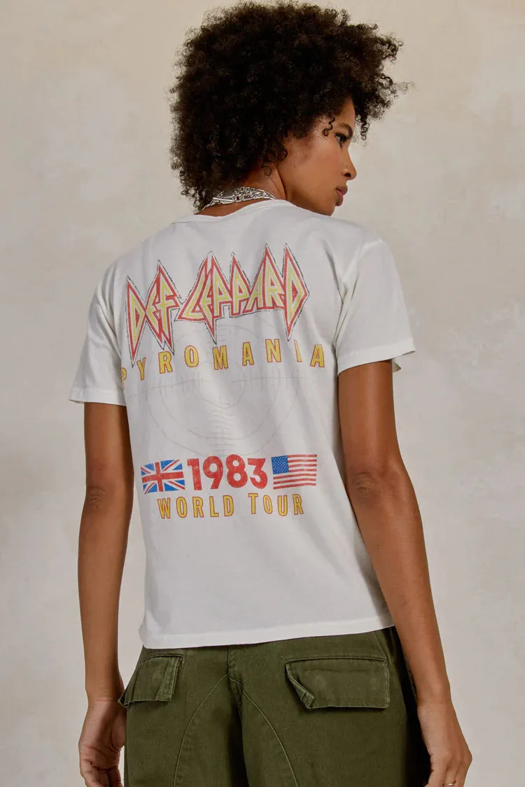 DEF LEPPARD TNT PYROMANIA '83 RINGER TEE