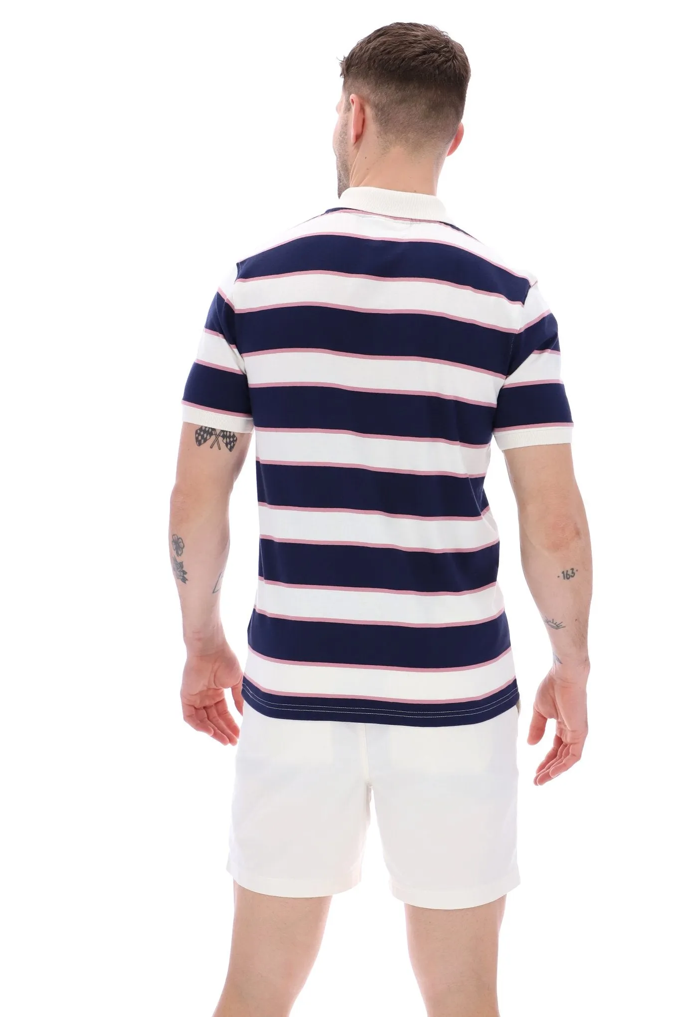 Edmond Yarn Dye Stripe Polo