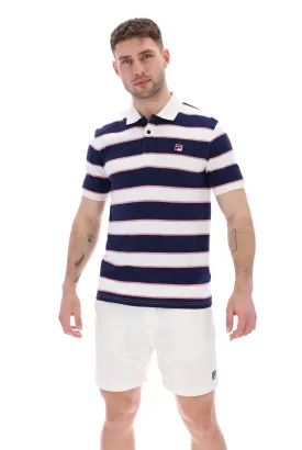 Edmond Yarn Dye Stripe Polo