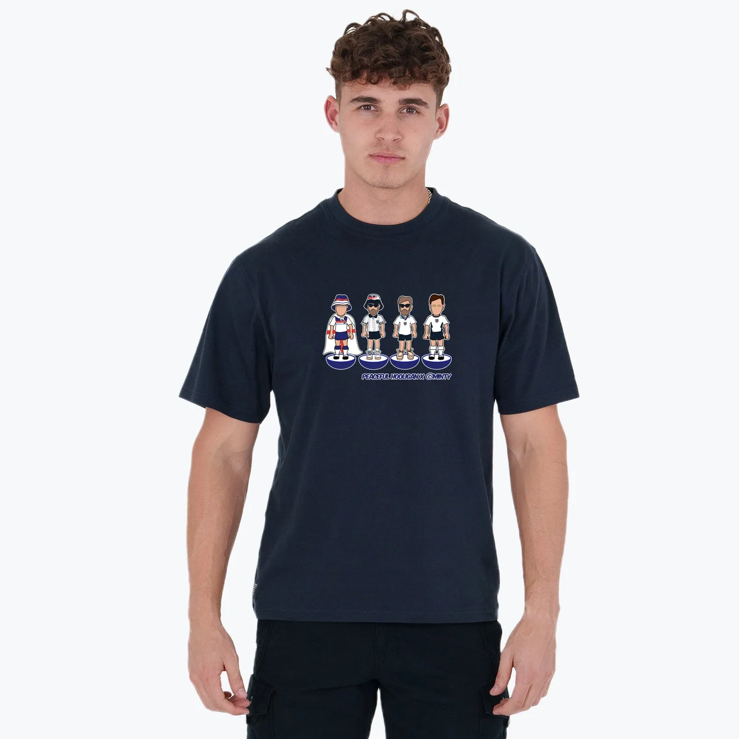 England Subbuteo T-Shirt Navy