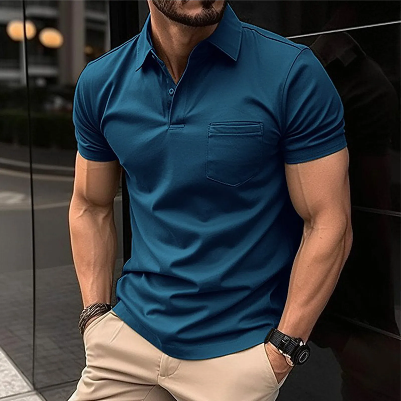 ESSENTIAL POCKET POLO SHIRT