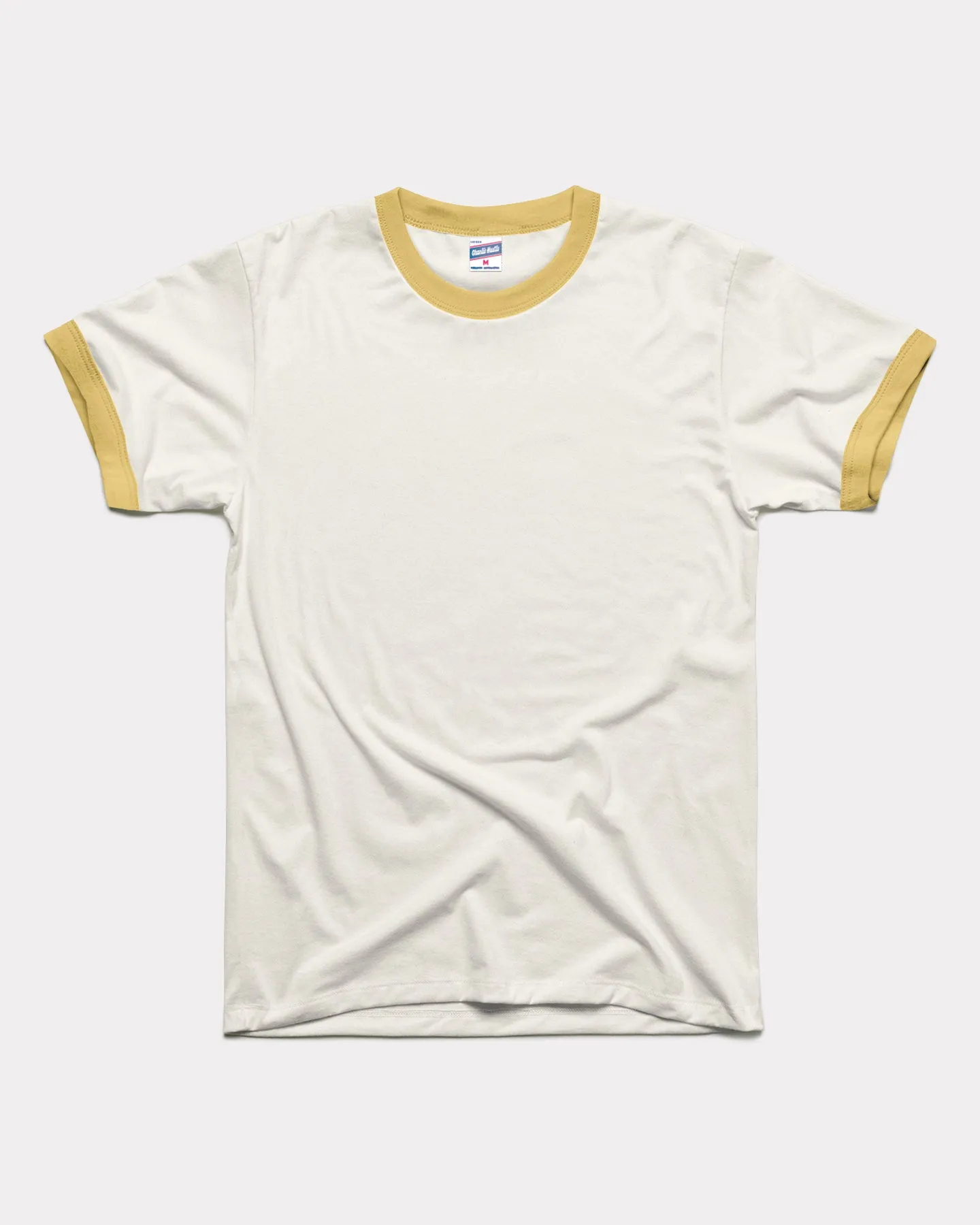 Essential White & Butter Unisex Ringer