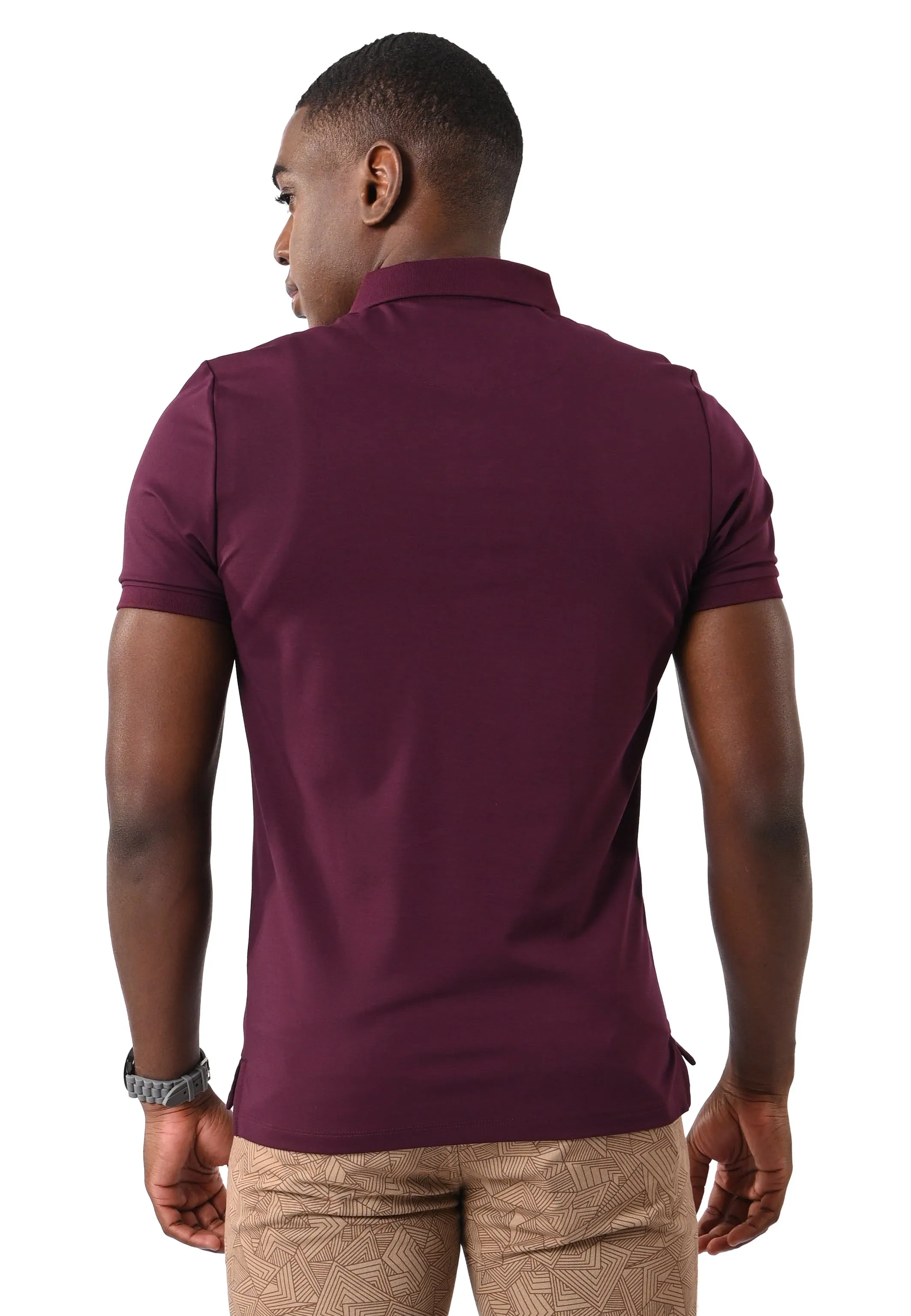 EXHAUST MENS POLO T-SHIRT [SLIM FIT] 1490