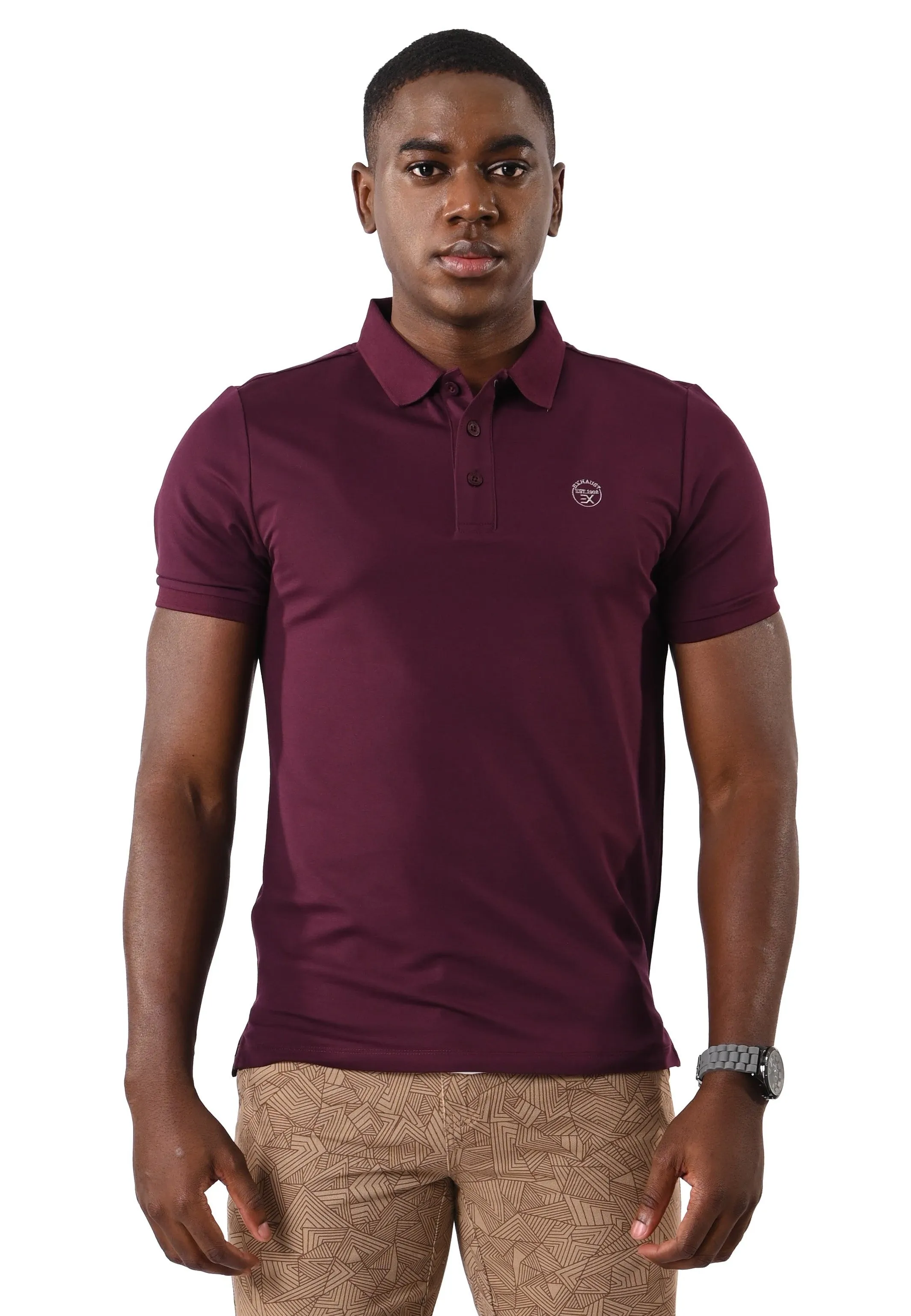 EXHAUST MENS POLO T-SHIRT [SLIM FIT] 1490