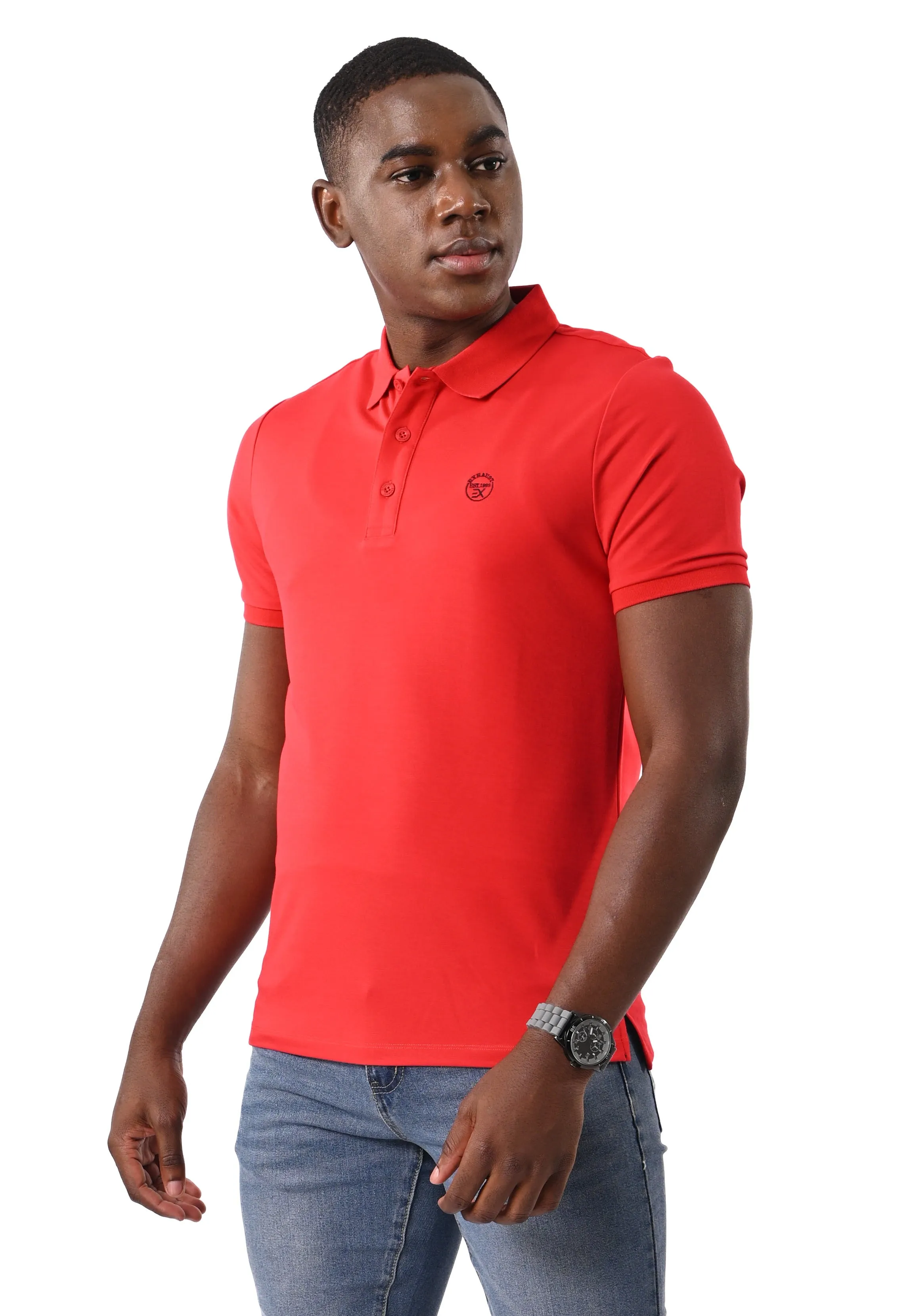 EXHAUST MENS POLO T-SHIRT [SLIM FIT] 1490