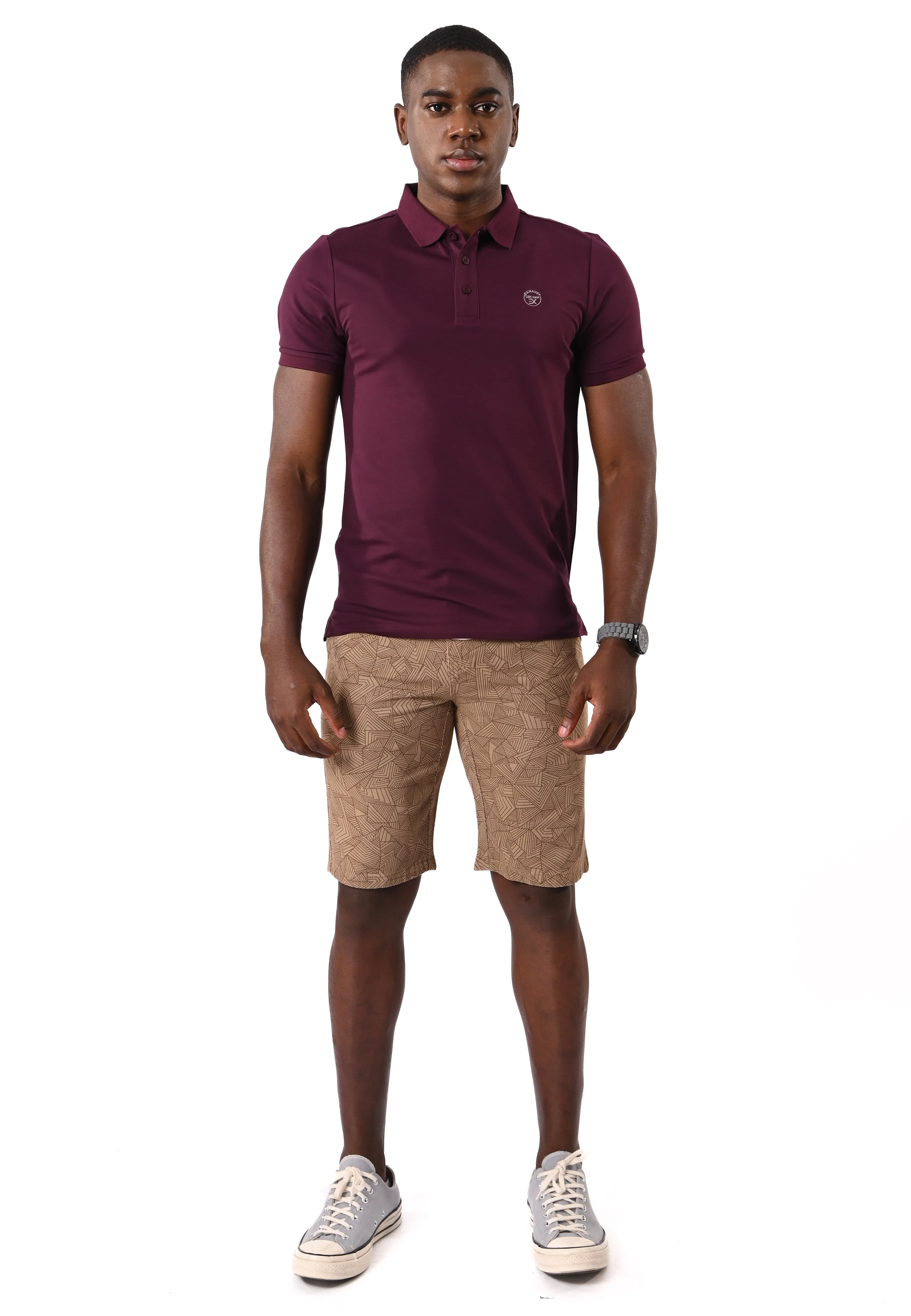 EXHAUST MENS POLO T-SHIRT [SLIM FIT] 1490