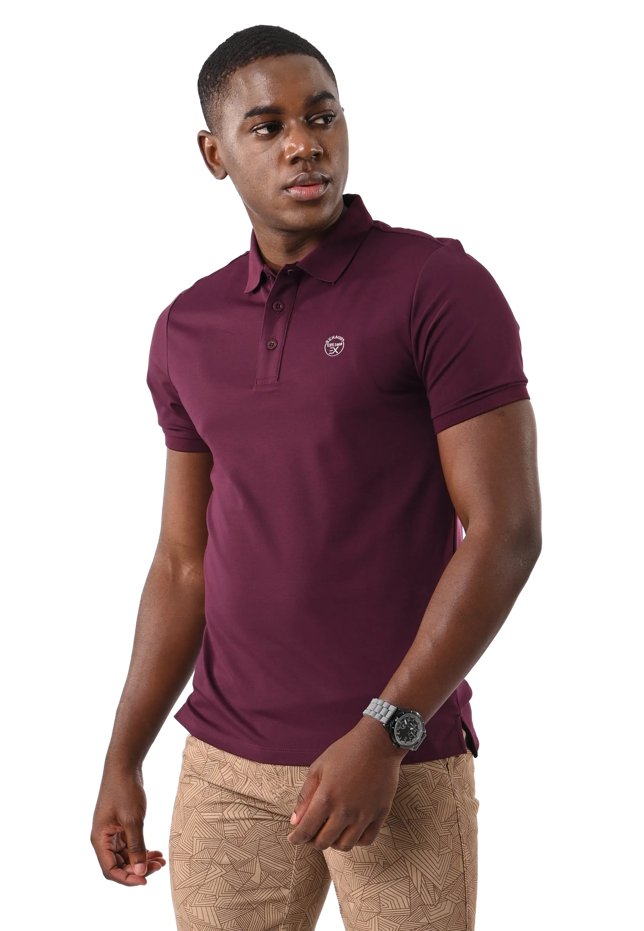 EXHAUST MENS POLO T-SHIRT [SLIM FIT] 1490