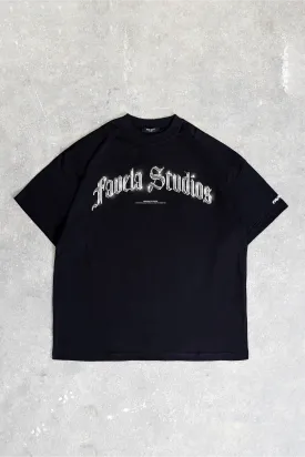 FAVELA STUDIOS CHROME BLACK T-SHIRT