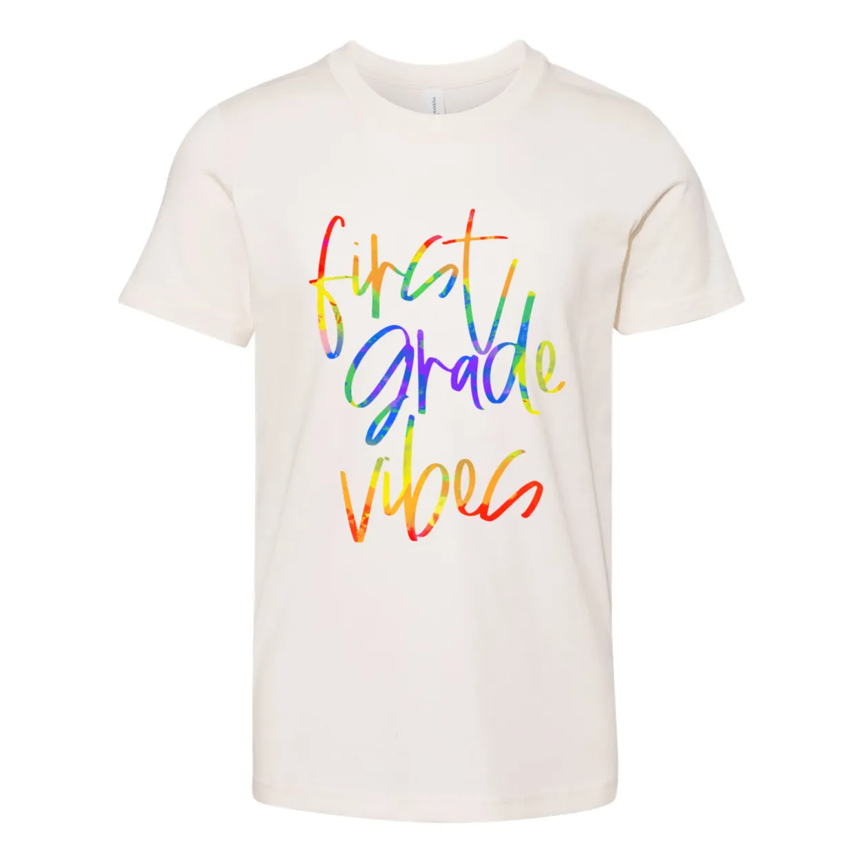 First Grade YOUTH Tie-Dye "Vibes" Shirt