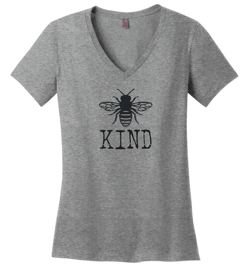 Funny Bee Kind V-neck