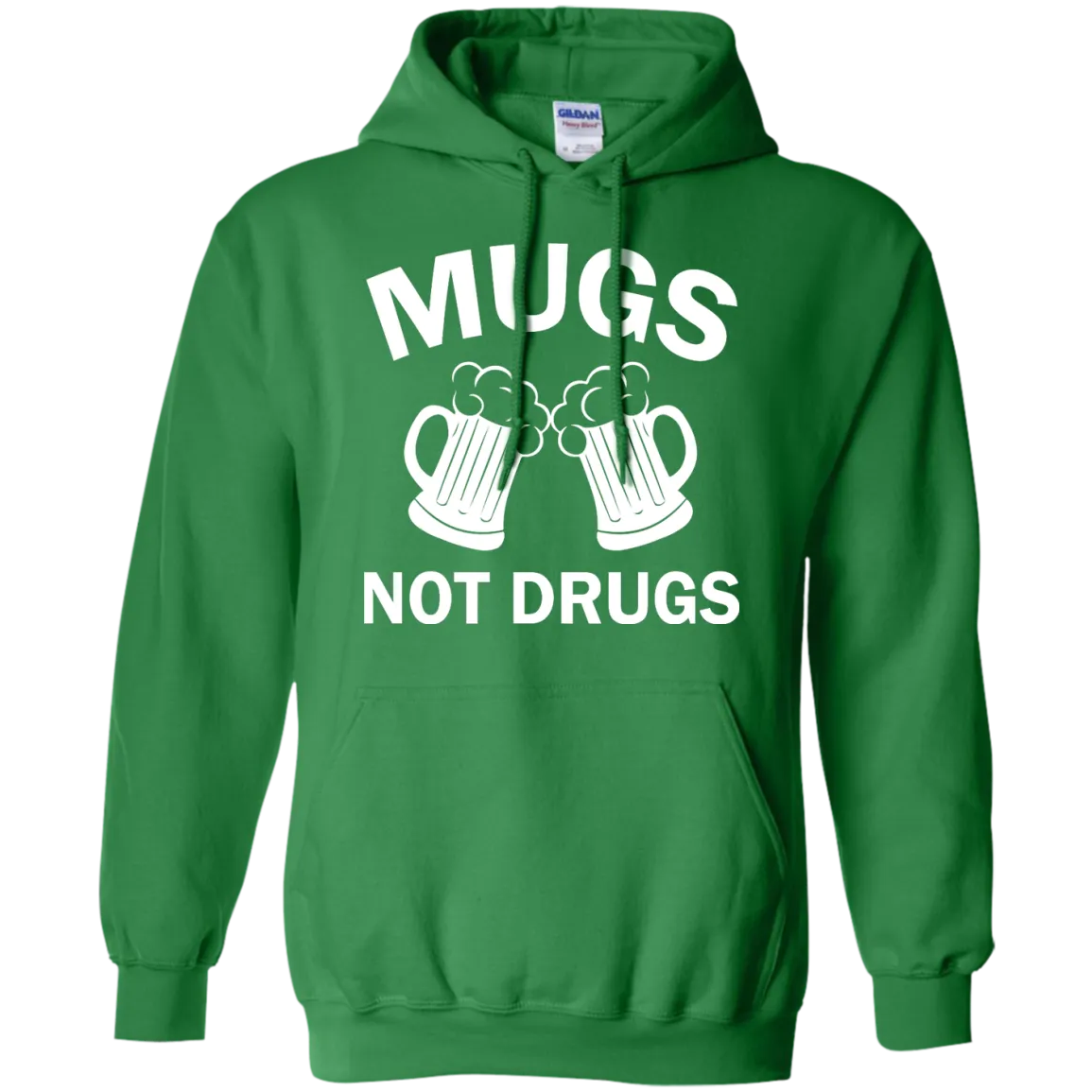 Funny St. Patrick's day: Cheers Mugs Not Drugs Shirt, Hoodie, Tank