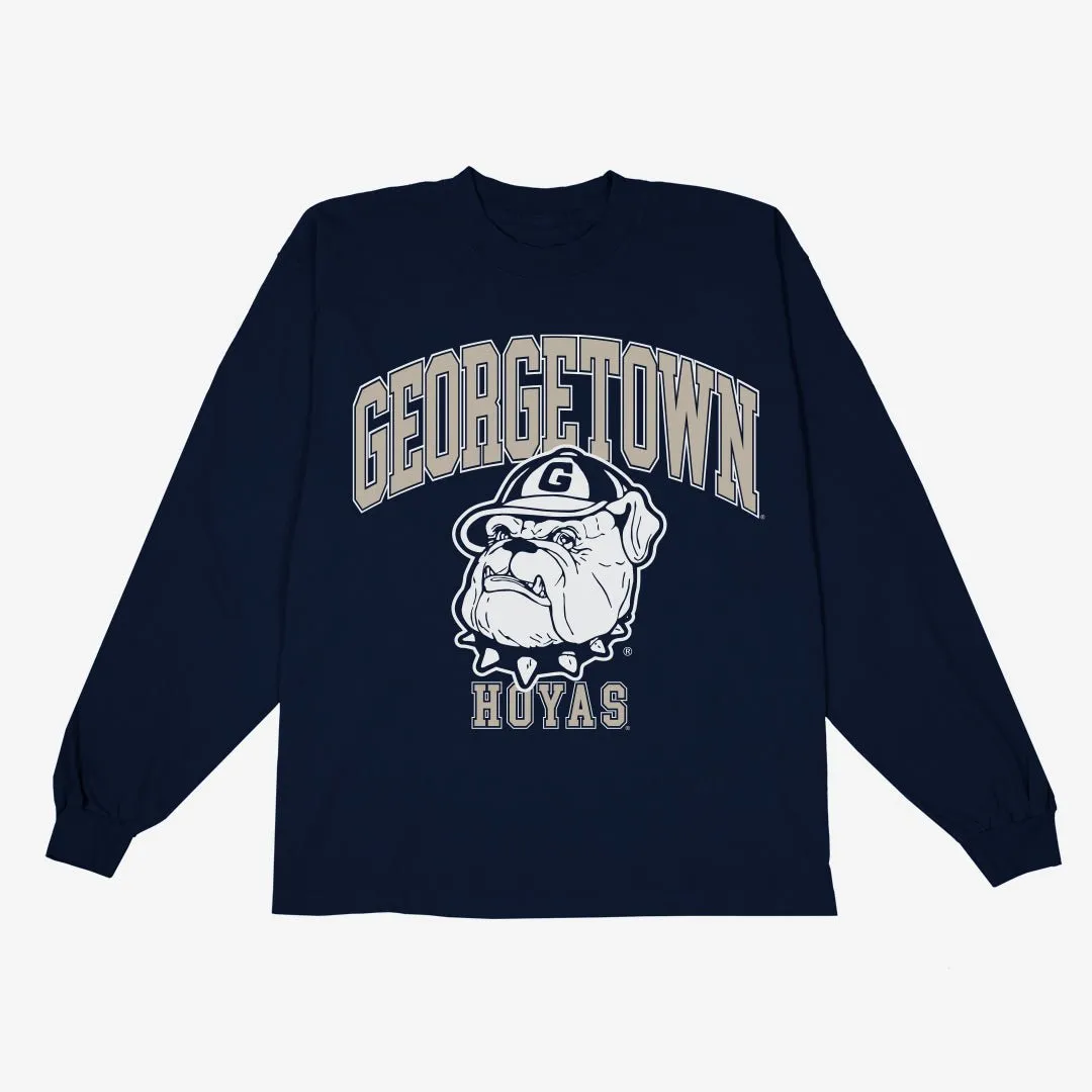 Georgetown Hoyas Big Logo L/S Tee