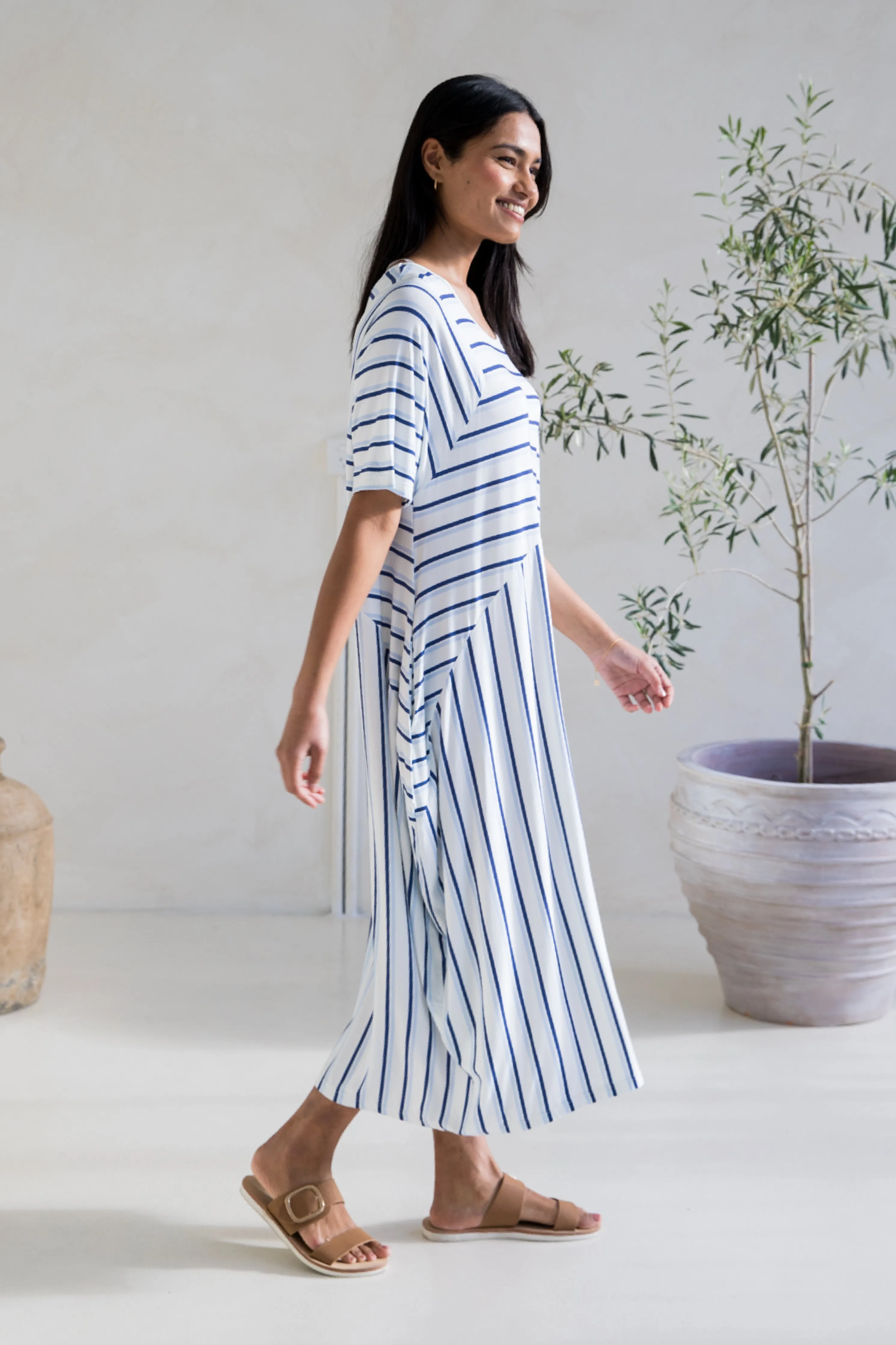 Gina Dress in Nautical