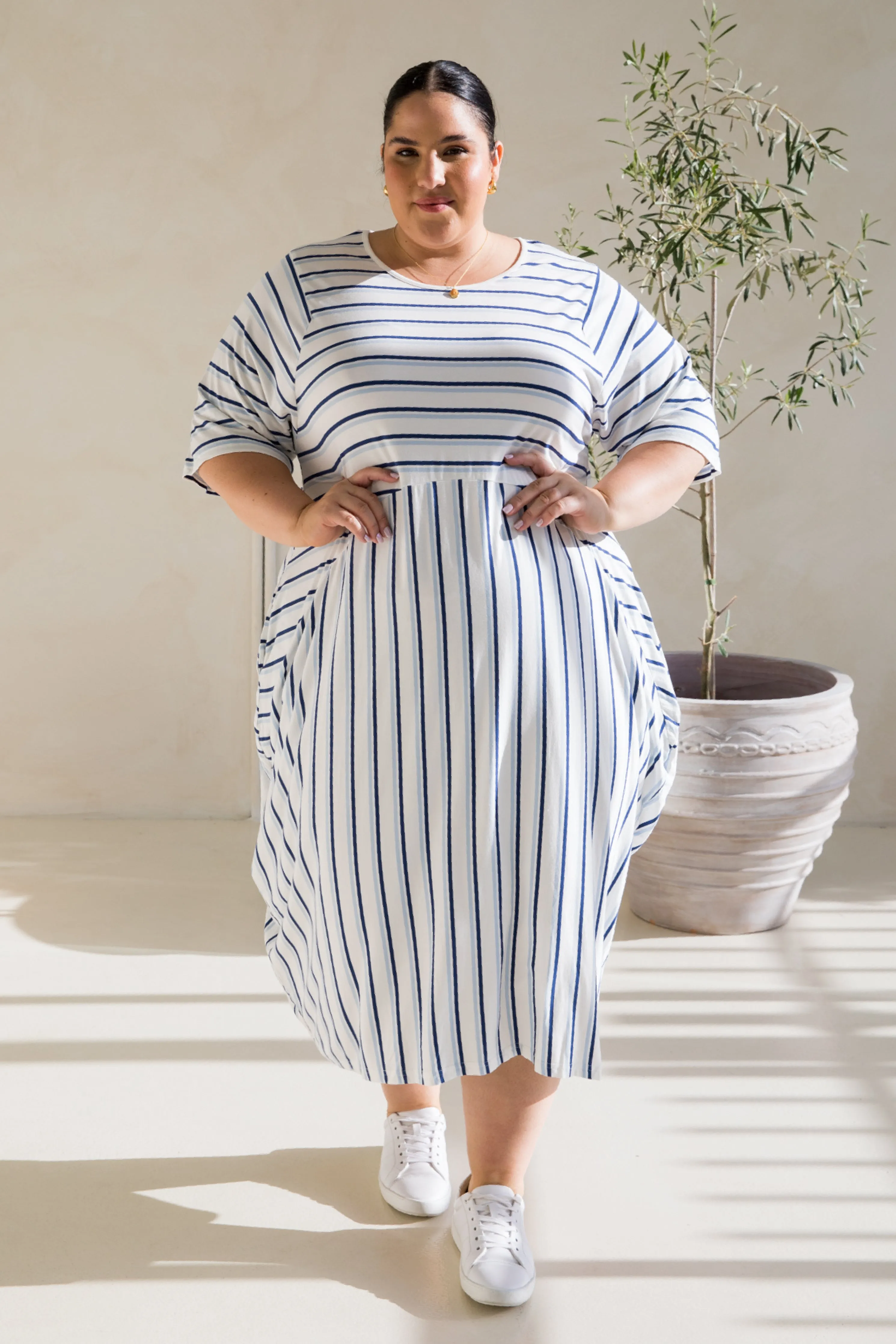 Gina Dress in Nautical