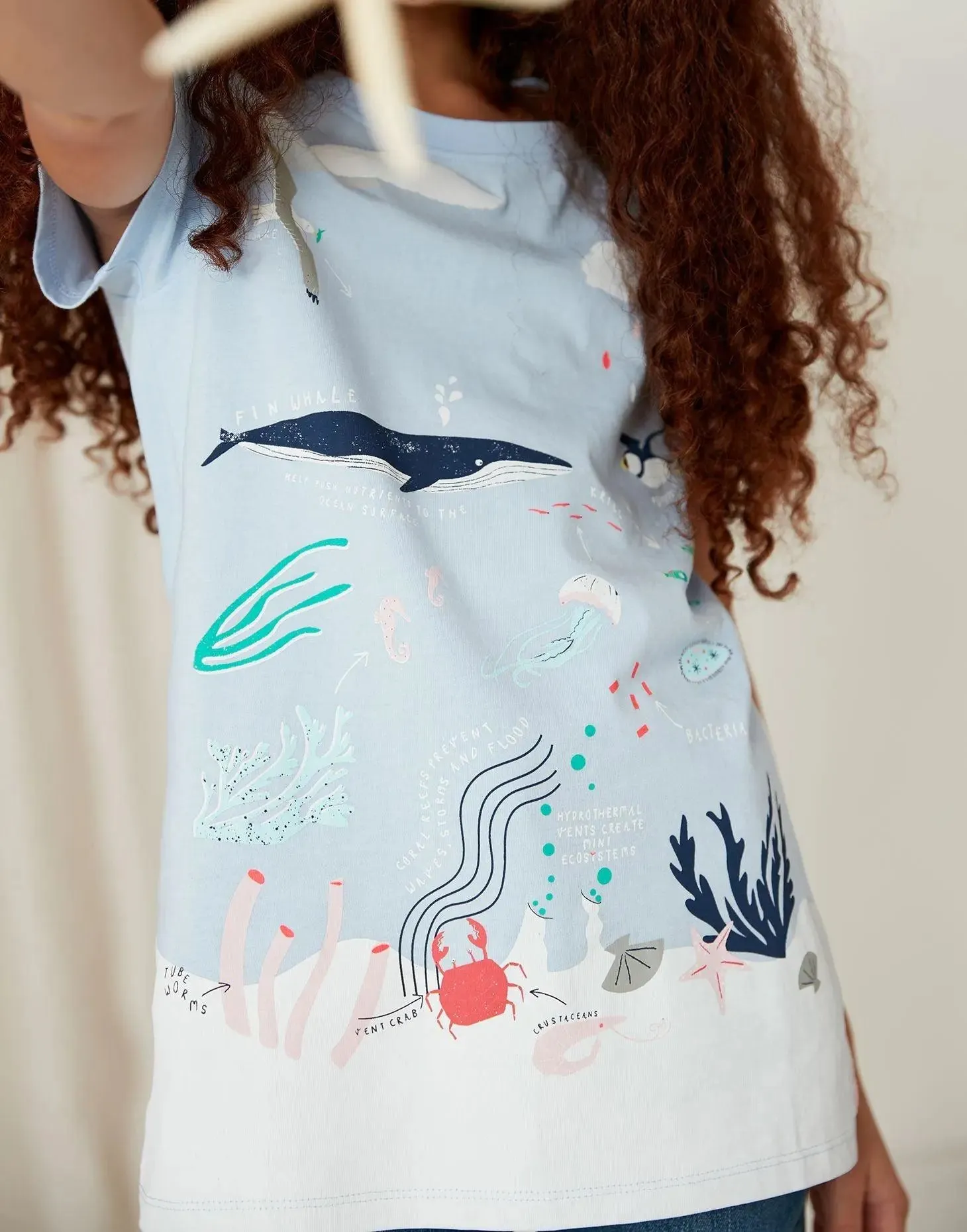 Girls Pixie Screenprint Top | Joules