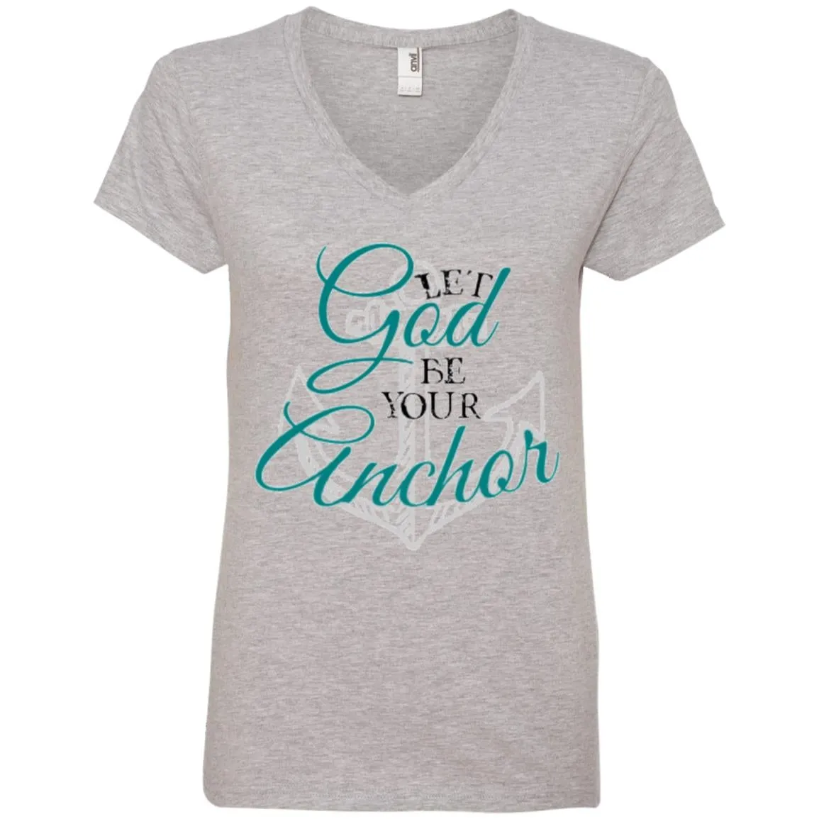 God's Anchor V-Neck T-Shirt