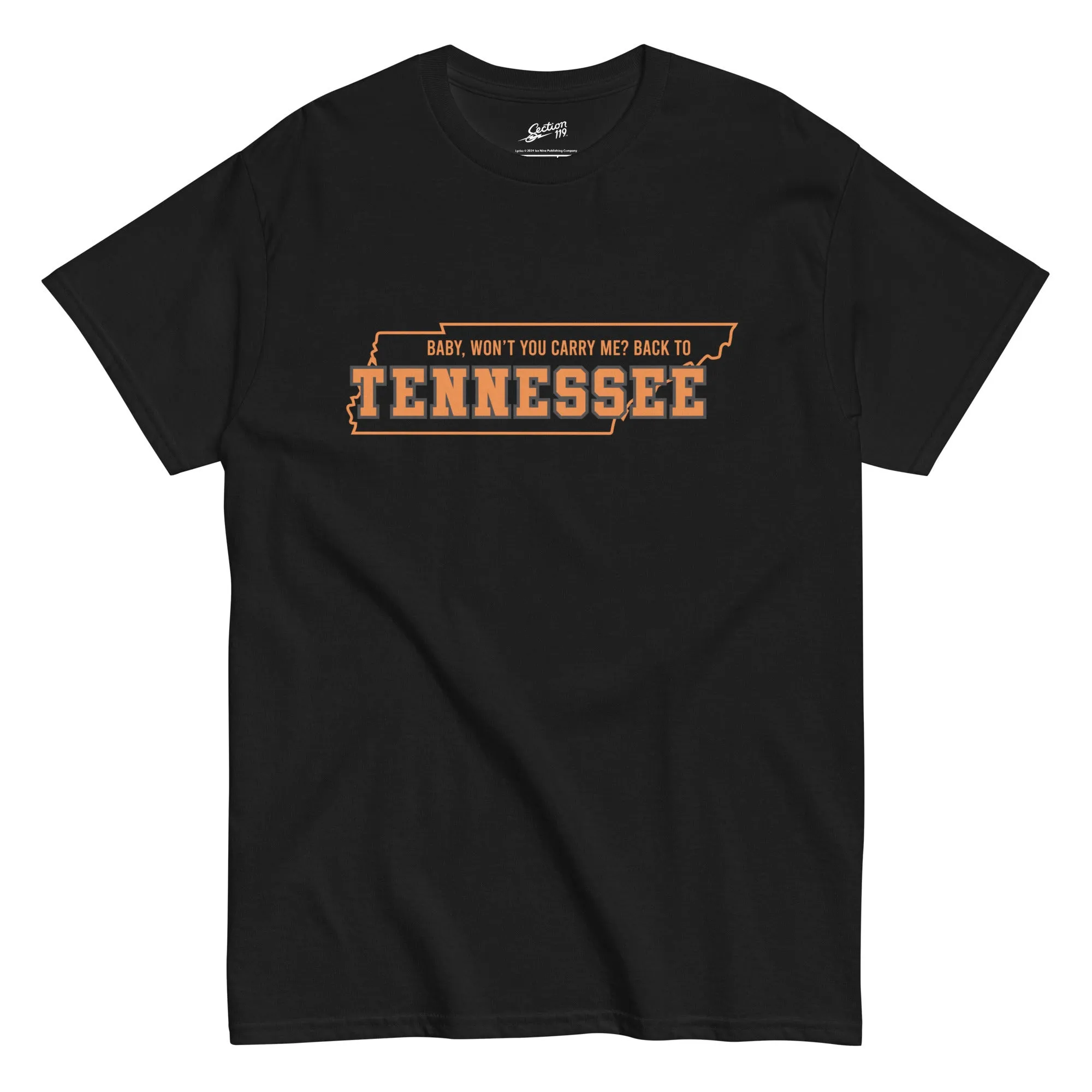 Grateful Dead | Eco Friendly Tee | Tennessee in Black