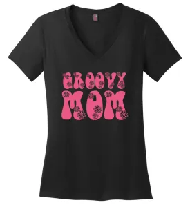 Groovy Mom V-necks