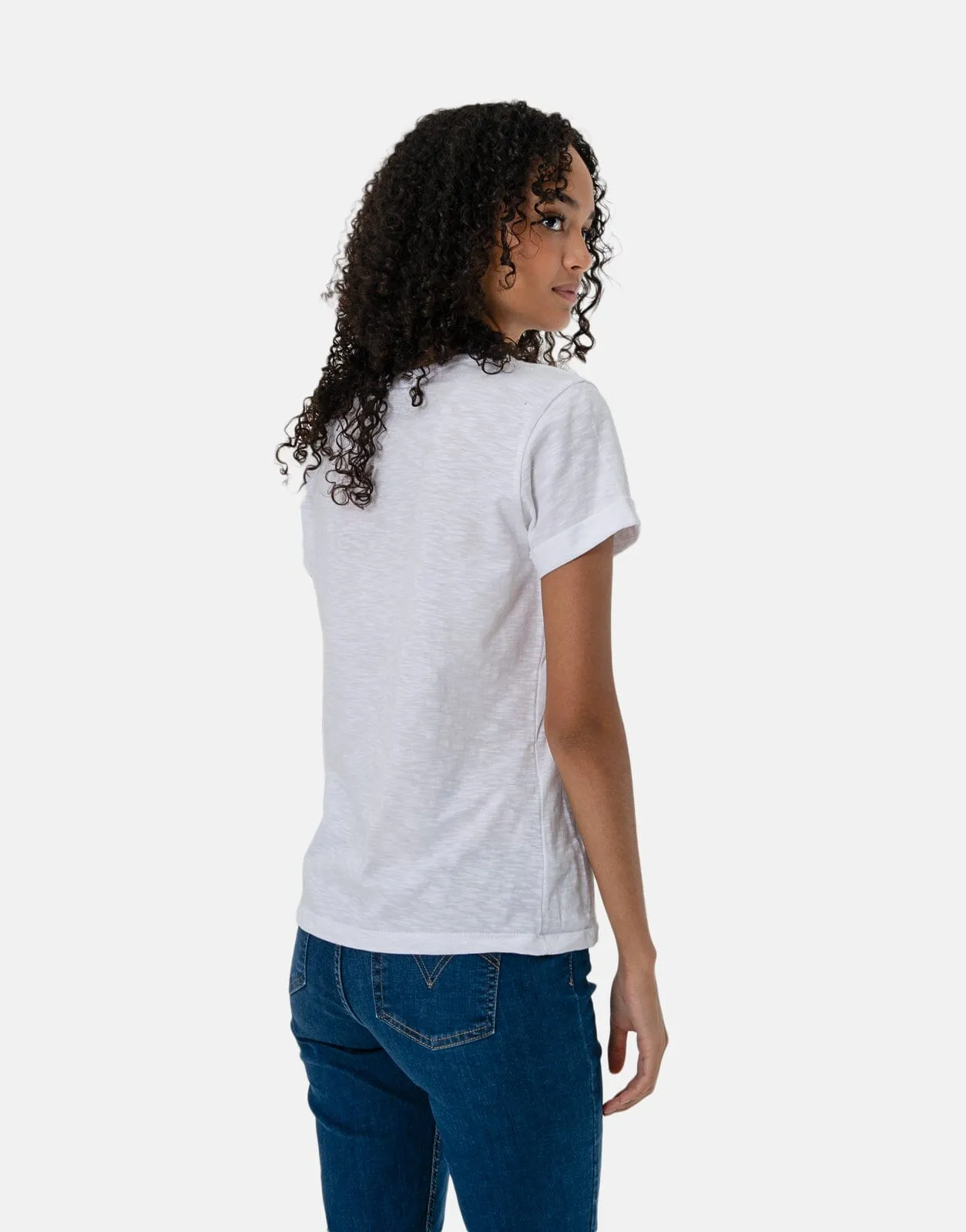 Guess College T-Shirt White