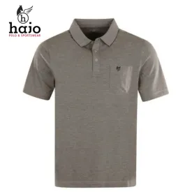 Hajo Soft Touch Silver Polo Shirt Grey