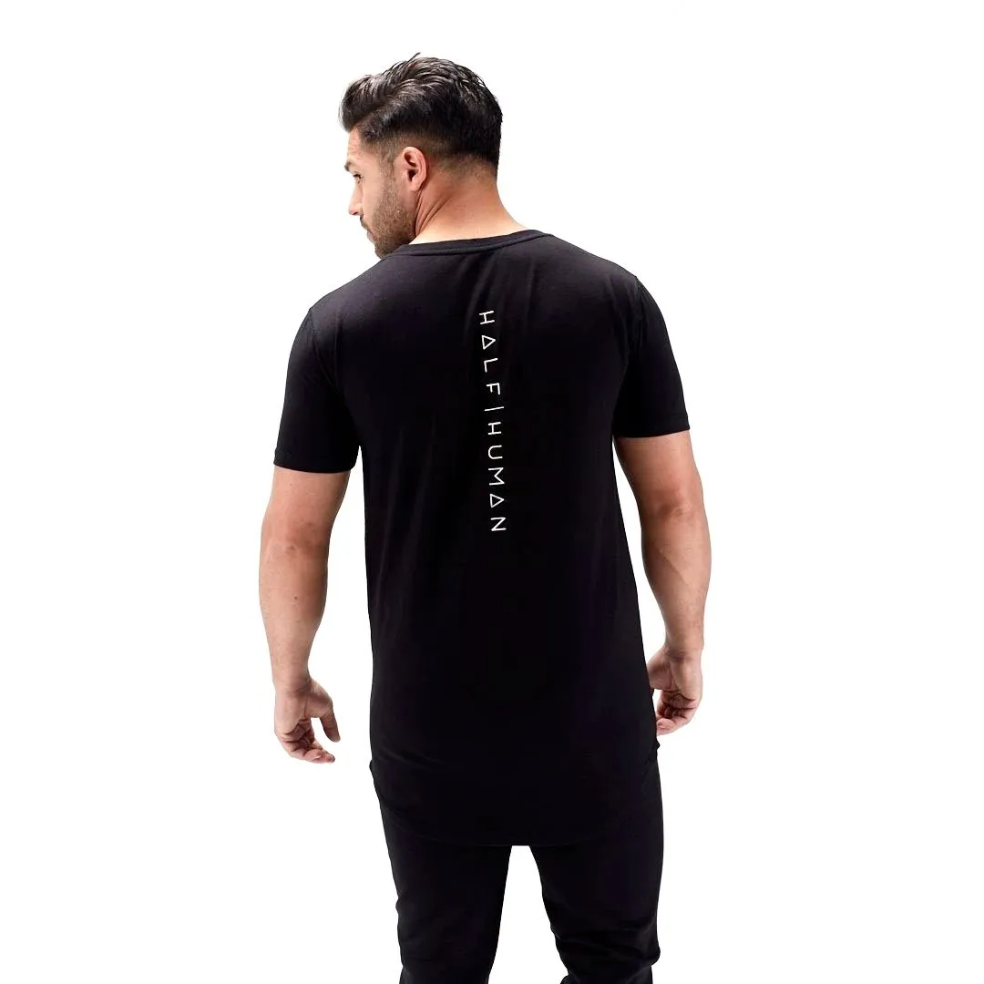 Half Human Mens Scoop Neck T-Shirt